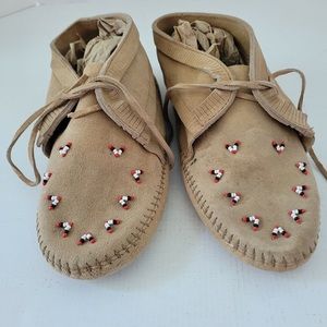 Vintage Leather Moccasins